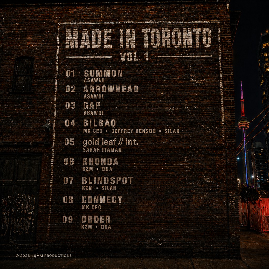 Made in Toronto, Vol. I back cover